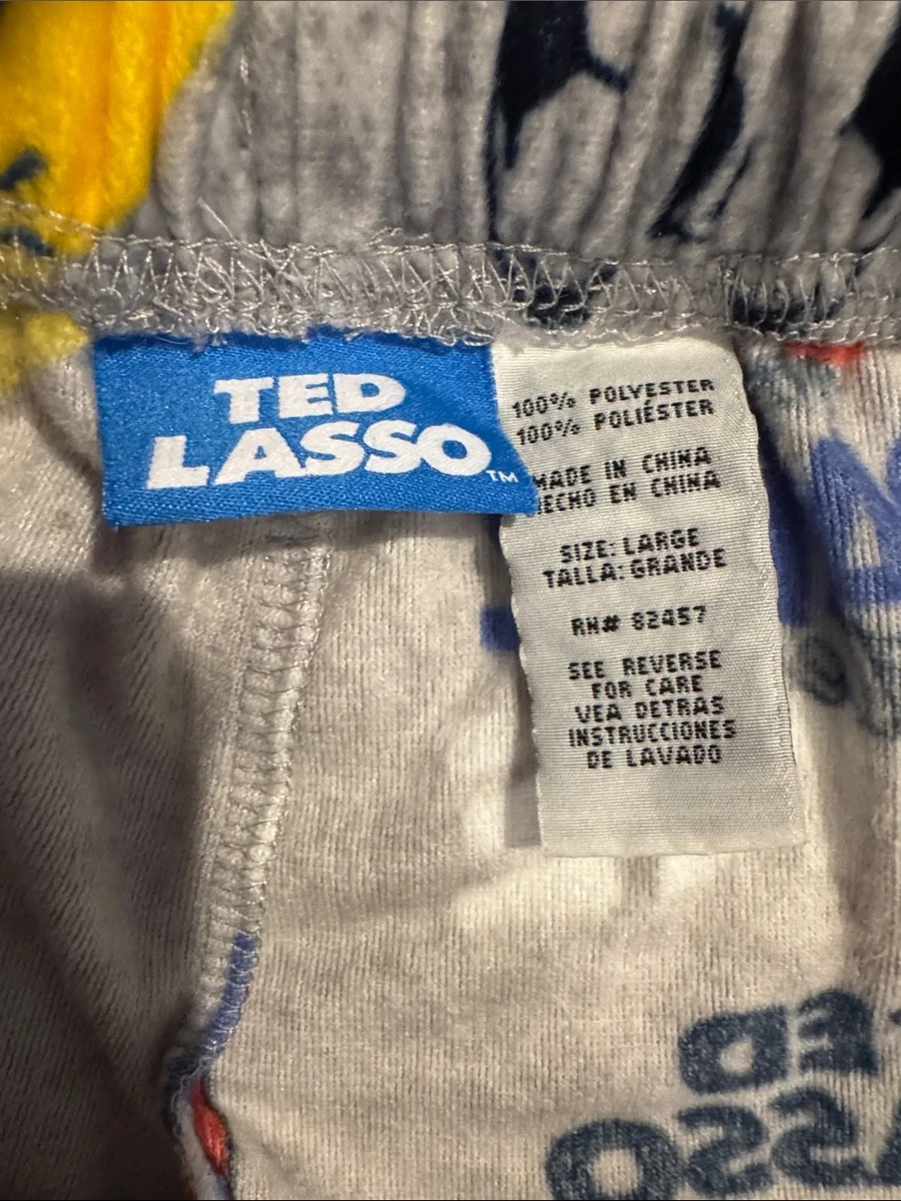 officially licensed Ted Lasso lounge pants Men’s Large New